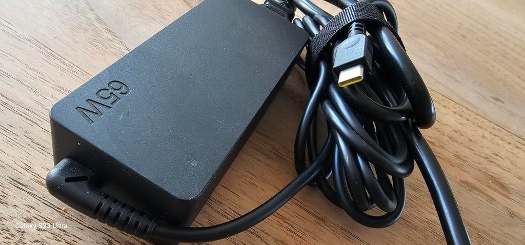 Lenovo 65W USB-C Oplader - Zo goed als nieuw, Computers en Software, Laptop-opladers, Ophalen of Verzenden, Zo goed als nieuw