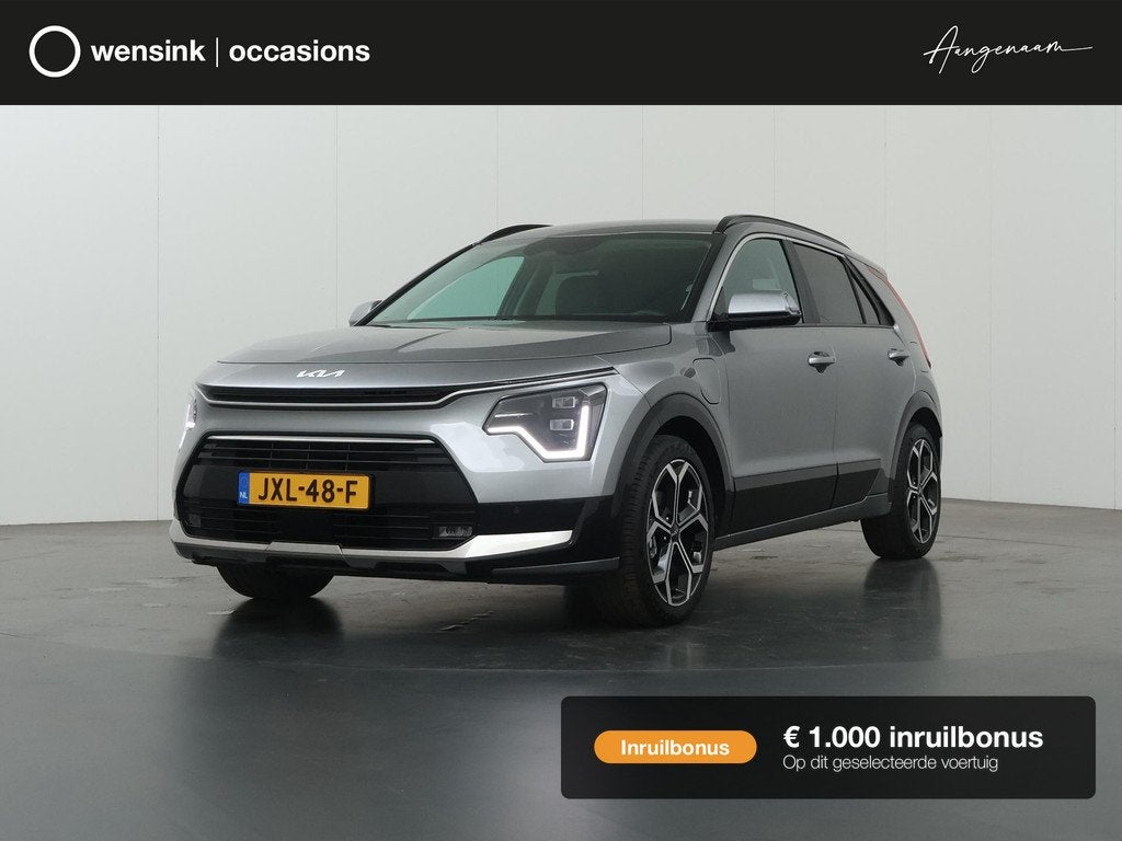Kia Niro 1.6 GDi PHEV DynamicPlusLine | 18” lichtmetalen v, Auto's, Kia, Gebruikt, Plug-in hybride, Bedrijf, 171 pk