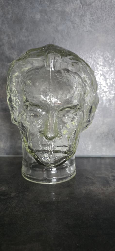 Gaaf glazen Beethoven hoofd/kop/ buste, Antiek en Kunst, Ophalen of Verzenden