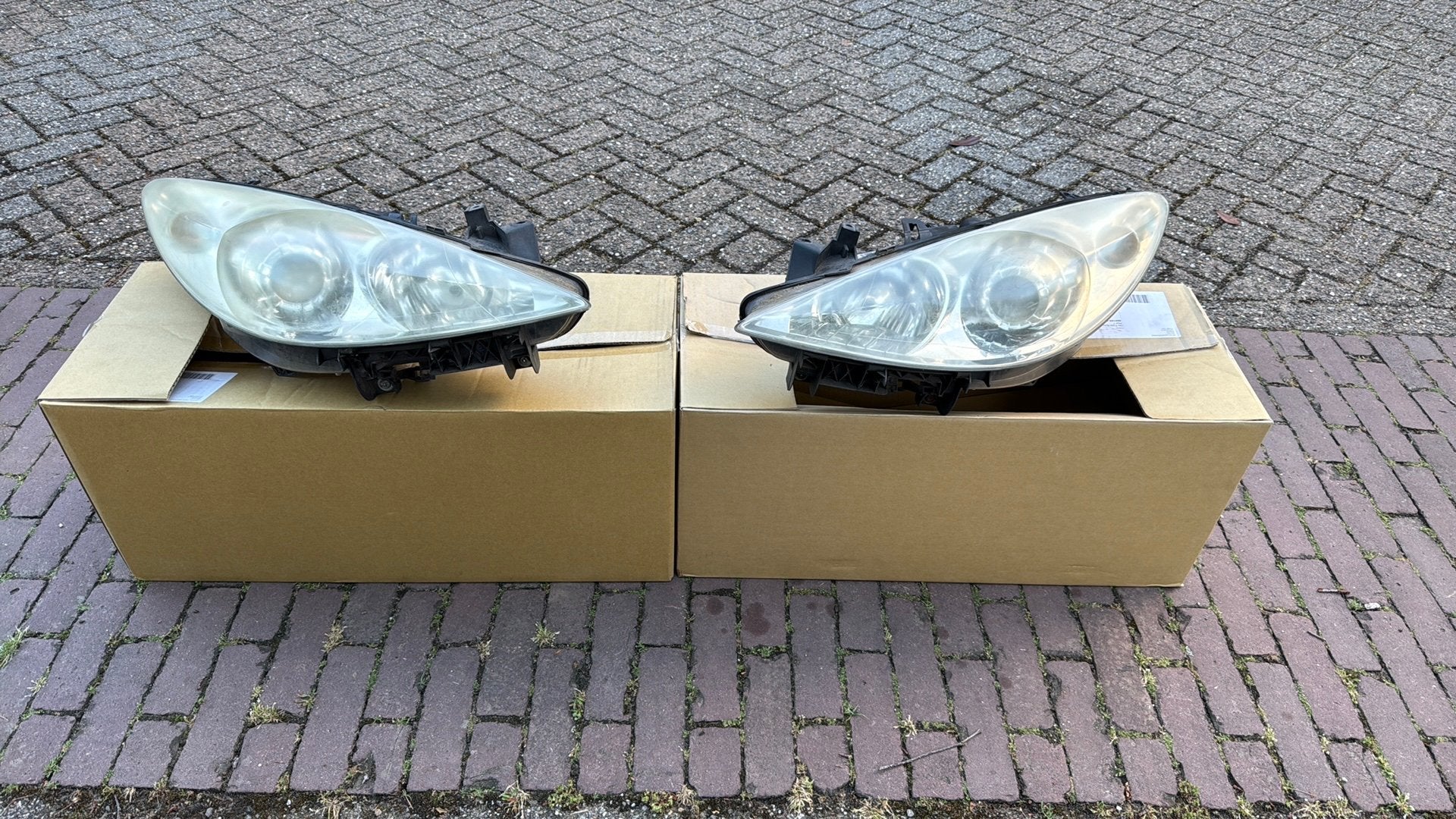 Peugeot 307 SW koplampen (origineel Peugeot), Auto-onderdelen, Verlichting, Ophalen, Gebruikt, Peugeot
