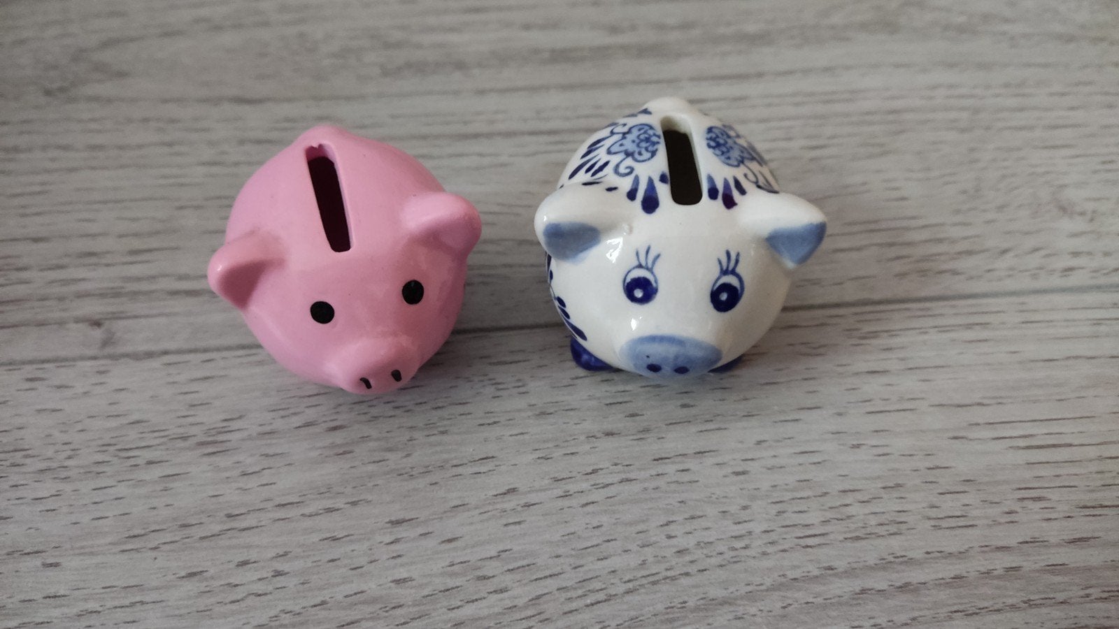 Mini spaarvarkentjes, Verzamelen, Ophalen of Verzenden, Steen, Aardewerk of Keramiek, Dier