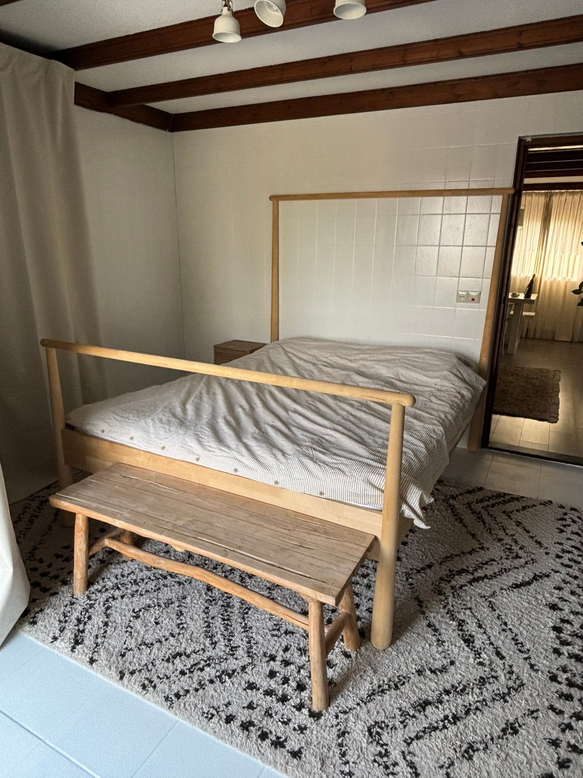 GJÖRA ikea bed, Ophalen, Gebruikt, Tweepersoons, 200 cm