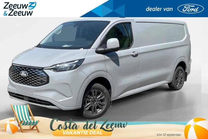 Ford E-Transit Custom 320 L2H1 Limited 71 kWh 218 pk | 0,99%, Automaat, 12 maanden, 470 min, 218 pk