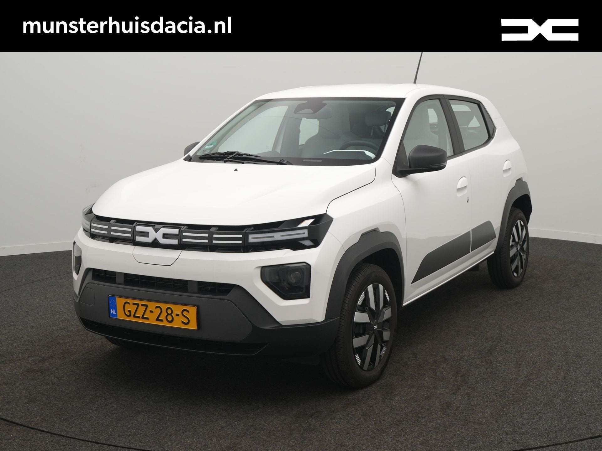 Dacia Spring Expression 65 26.8 kWh - DC Lader - 96,9% SoH -, Stof, Gebruikt, Zwart, 4 stoelen