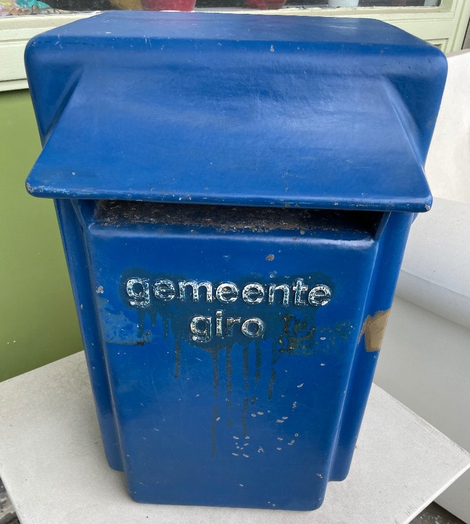 Gemeente Giro Amsterdam Blauwe Girobus Design, Ophalen