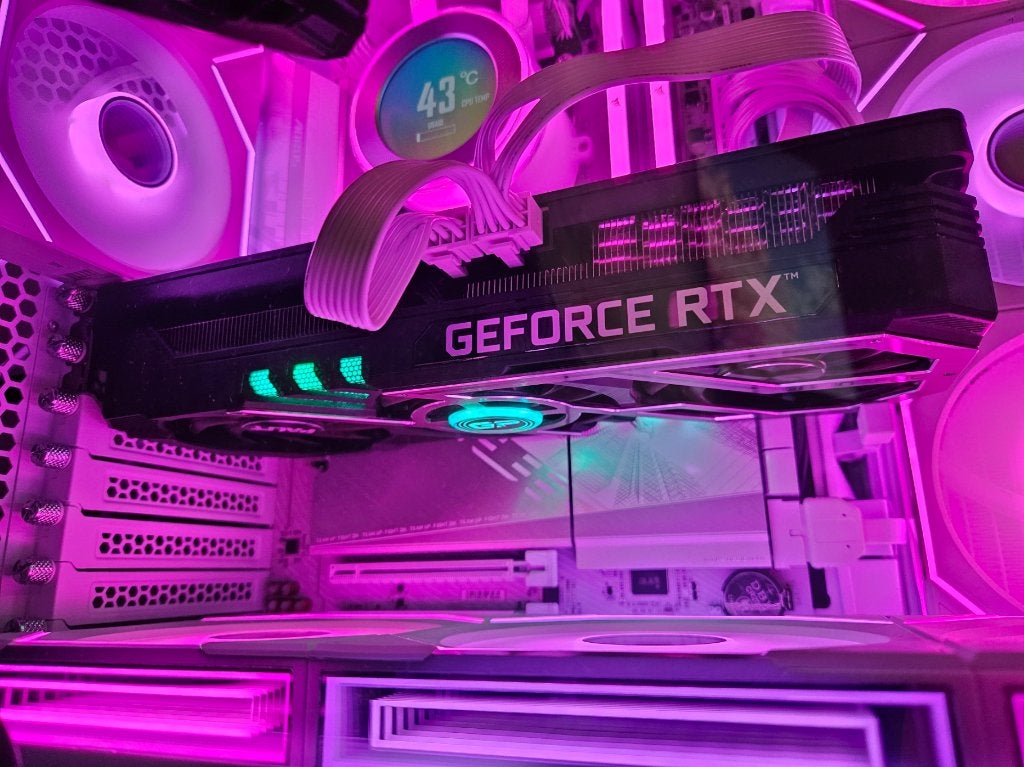 RTX 3070ti Palit Gaming Pro, Computers en Software, Gebruikt, AMD, GDDR6, PCI-Express 4