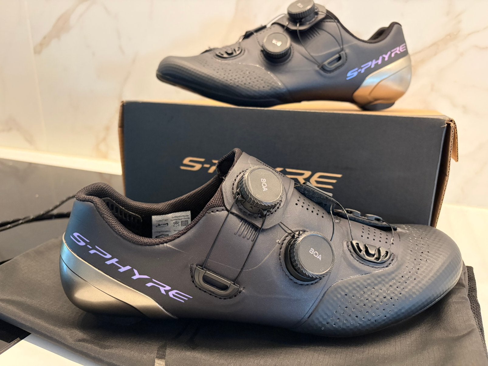 Shimano S-PHYRE rc9 sh-RC902 - Maat 41,5 - NIEUWSTAAT- €400, Schoenen, Overige maten, Ophalen of Verzenden, Zo goed als nieuw