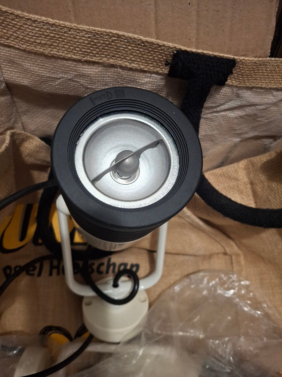 Zeldzame Vintage Osram Halospot-P Spotlight (Jaren 70) – Nie, Metaal, Wit, Overige merken, GU10