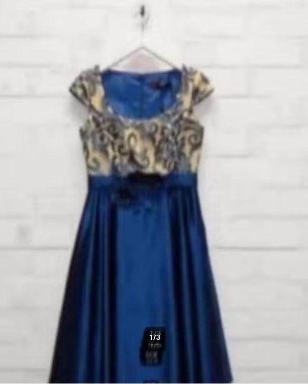 Sonia Pena - Prachtige Jurk maat 36 - Nieuw €300, Blauw, Nieuw, Ophalen of Verzenden, Knielengte