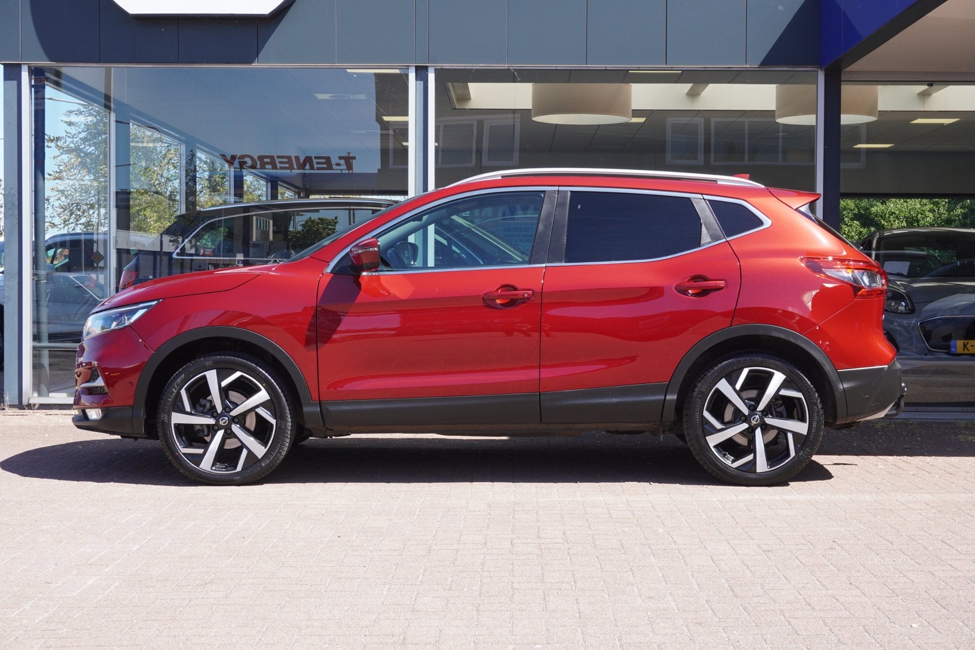 Nissan Qashqai 1.2 Tekna Airco | Panodak | Vol opties | Elek, Auto's, Voorwielaandrijving, Dealer onderhouden, Gebruikt, 4 cilinders