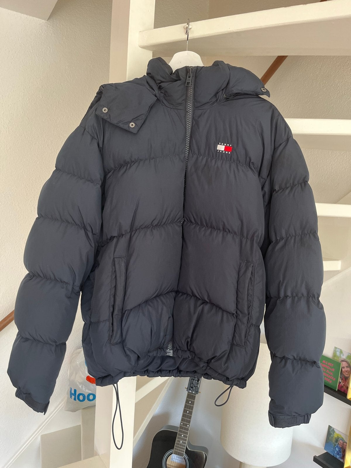 Tommy Hilfiger Puffer Jas Maat M, Ophalen, Zo goed als nieuw, Maat 48/50 (M), Blauw