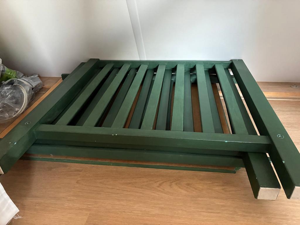 Bopita Box - Groen, Kinderen en Baby's, Boxen, Ophalen, Gebruikt, Rechthoekig, In hoogte verstelbaar