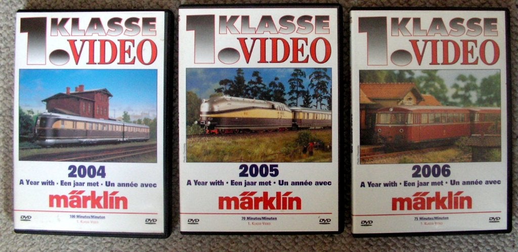 3 DVD een jaar met Märklin 2004, 2005 en 2006 ZGAN, Cd's en Dvd's, Alle leeftijden, Ophalen of Verzenden, Zo goed als nieuw