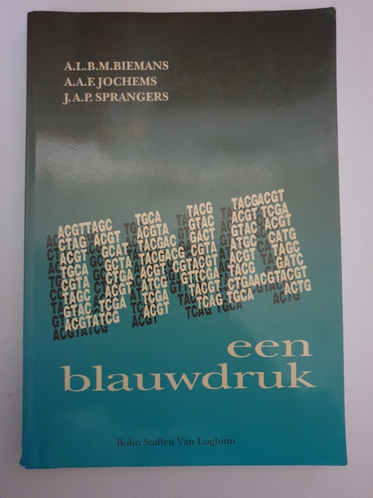 Een Blauwdruk - Biologie/DNA Studieboek, Ophalen of Verzenden, Gelezen, A.L.B.M. Biemans, A.A.F. Jochems, J.A.P. Sprangers