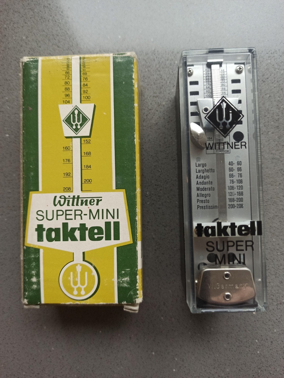 Wittner Super-Mini Taktell Metronoom, Ophalen of Verzenden, Gebruikt