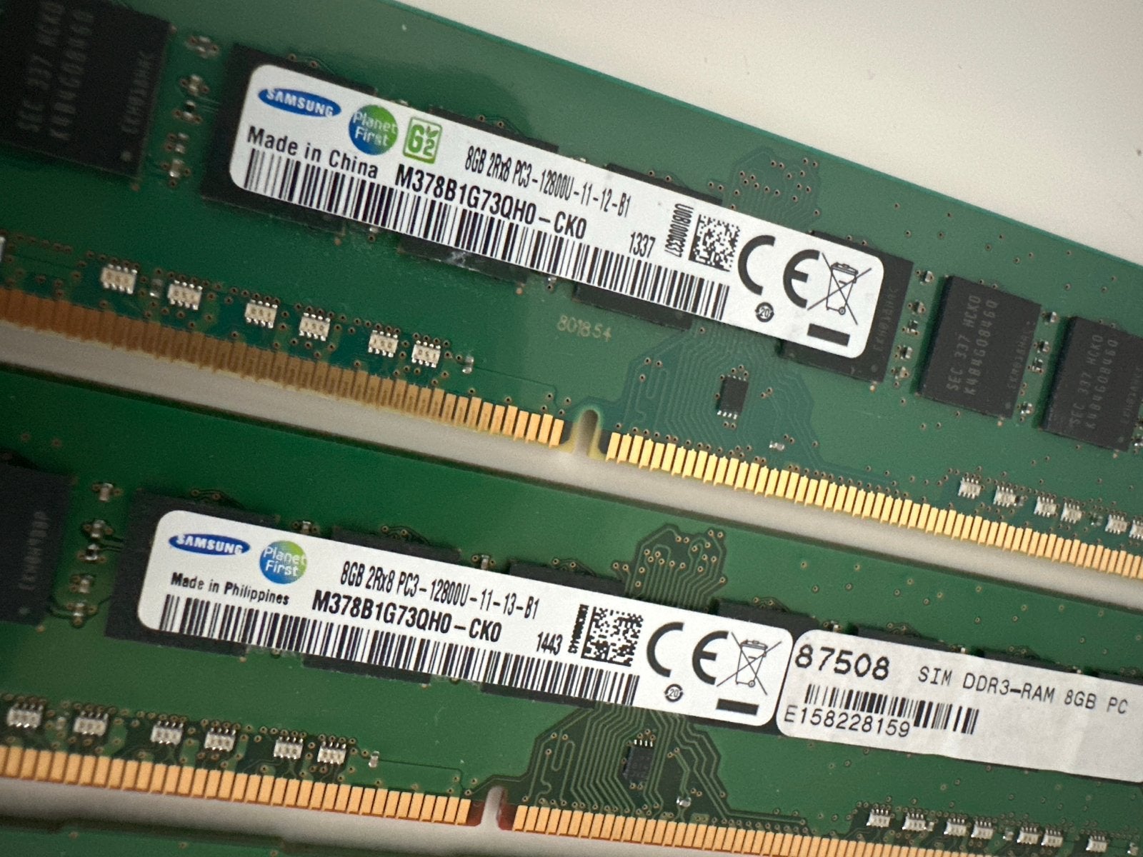DDR3 RAM Geheugenmodules - Diverse Merken en Groottes, Gebruikt, 8 GB, DDR3, Ophalen of Verzenden