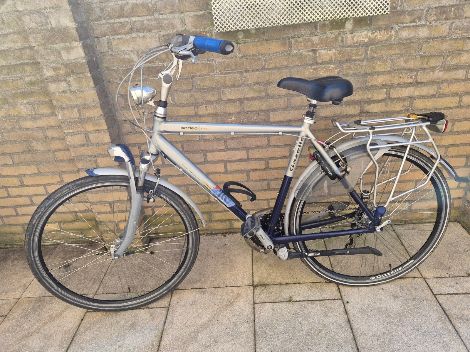 Stevige Gazelle, Fietsen en Brommers, Ophalen, Gebruikt, Velgrem, Versnellingen