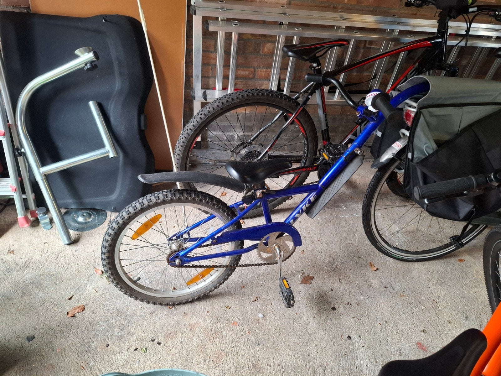 Aanhangfiets voor kinderen met vlaggetje, Fietsen en Brommers, Ophalen