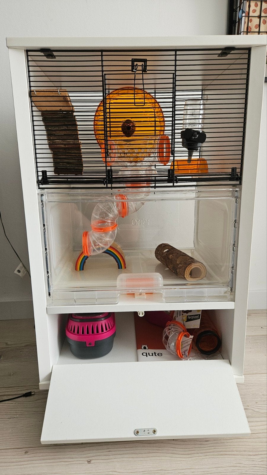 Omlet hamsterkooi met extra toebehoren., Ophalen, Kooi, 60 tot 90 cm, Minder dan 75 cm