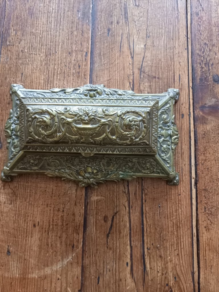 Postzegeldoos/ Dinant/ antiek koper, Ophalen of Verzenden, Koper