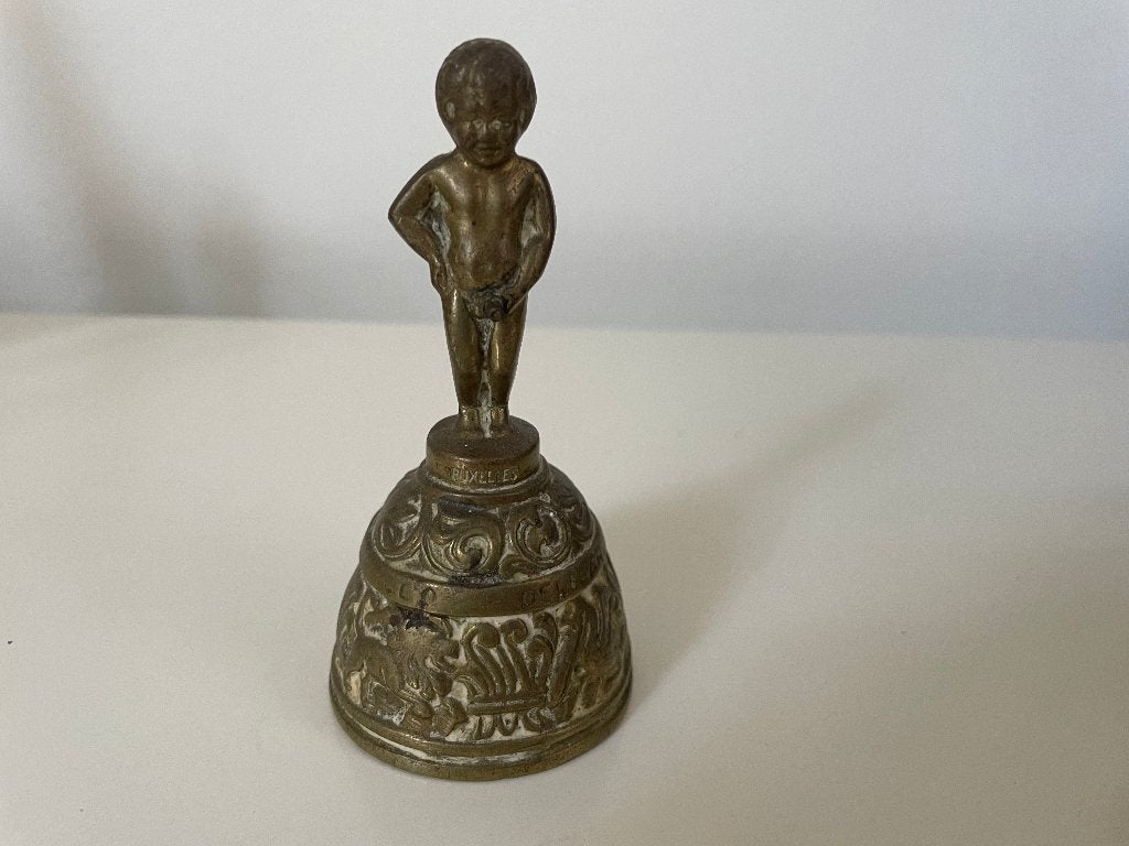 C562 Tafelbel Manneke Pis. Tafelbelletje Marcus Angelus, Ophalen of Verzenden