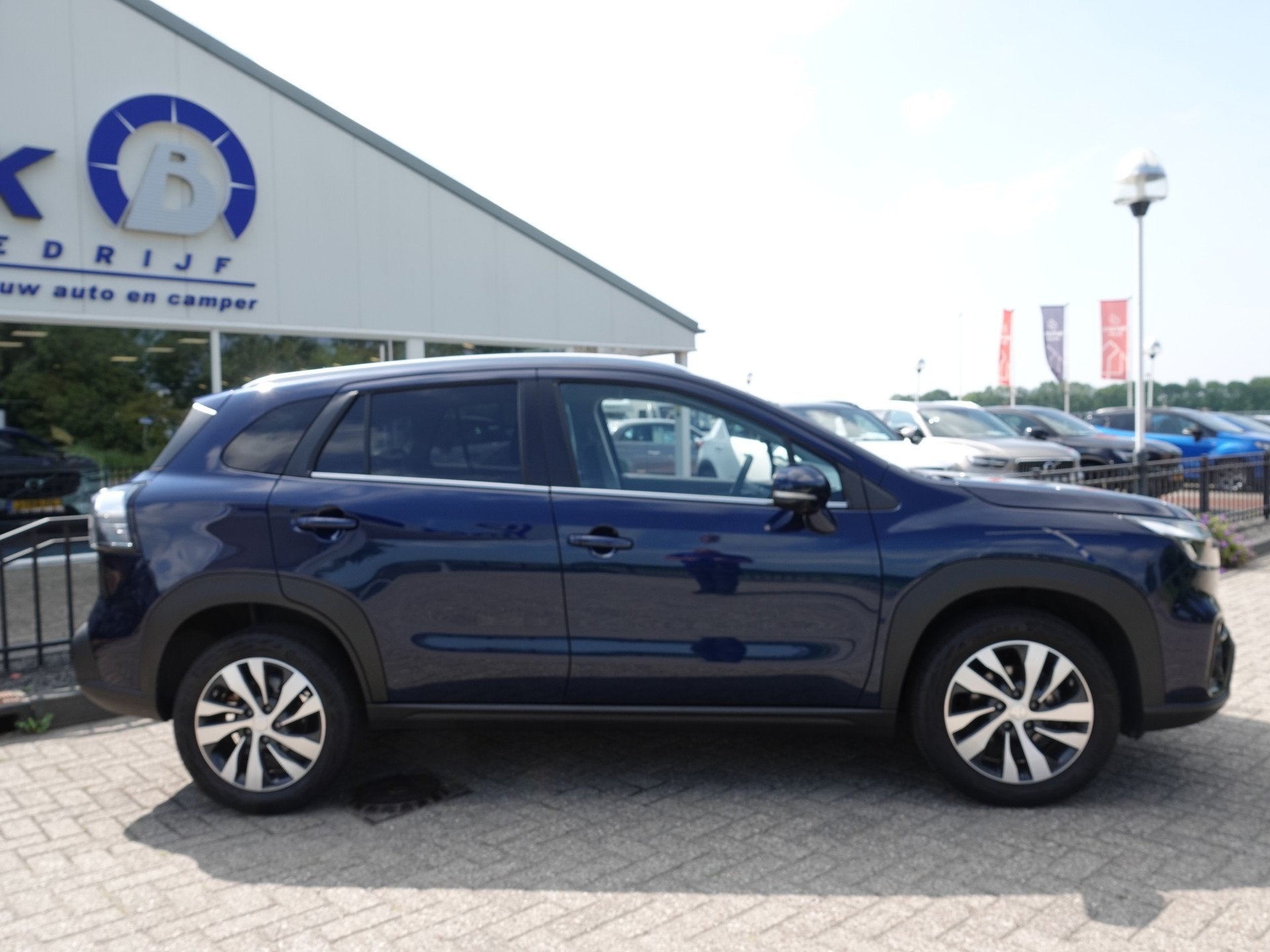 Suzuki S-Cross 1.4 Boosterjet Style Smart Hybrid AFN. TREKH., Voorwielaandrijving, Gebruikt, Euro 6, Blauw
