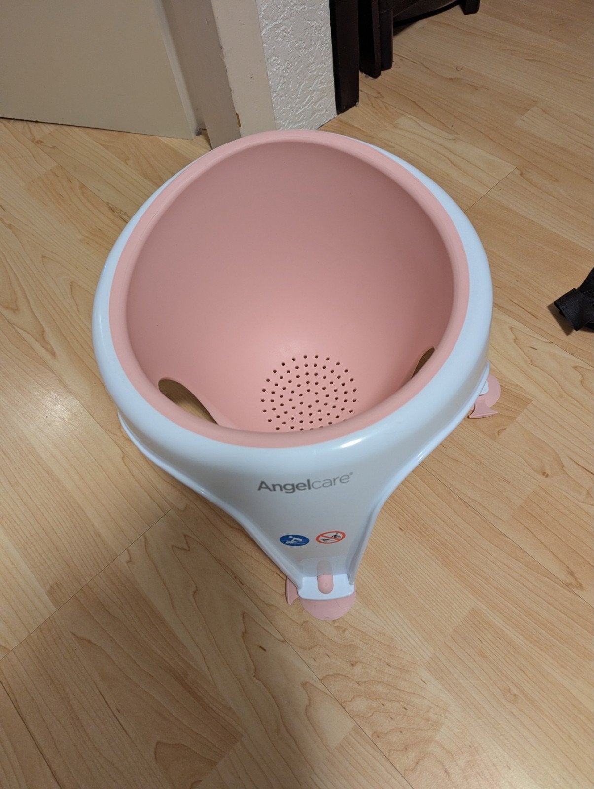 Angelcare Badzitje Roze - Comfortabel en Veilig, Zo goed als nieuw, Badzitje of Badring, Standaard, Ophalen
