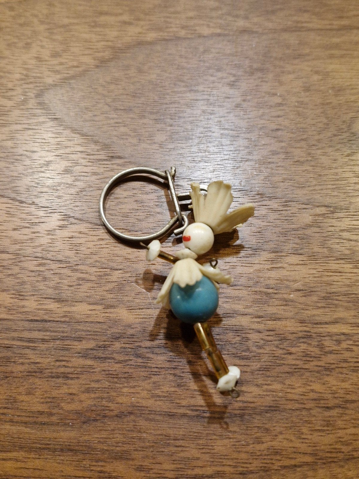070 Vintage sleutelhanger met figuurtje, Ophalen of Verzenden, Gebruikt, Knuffel of Figuurtje