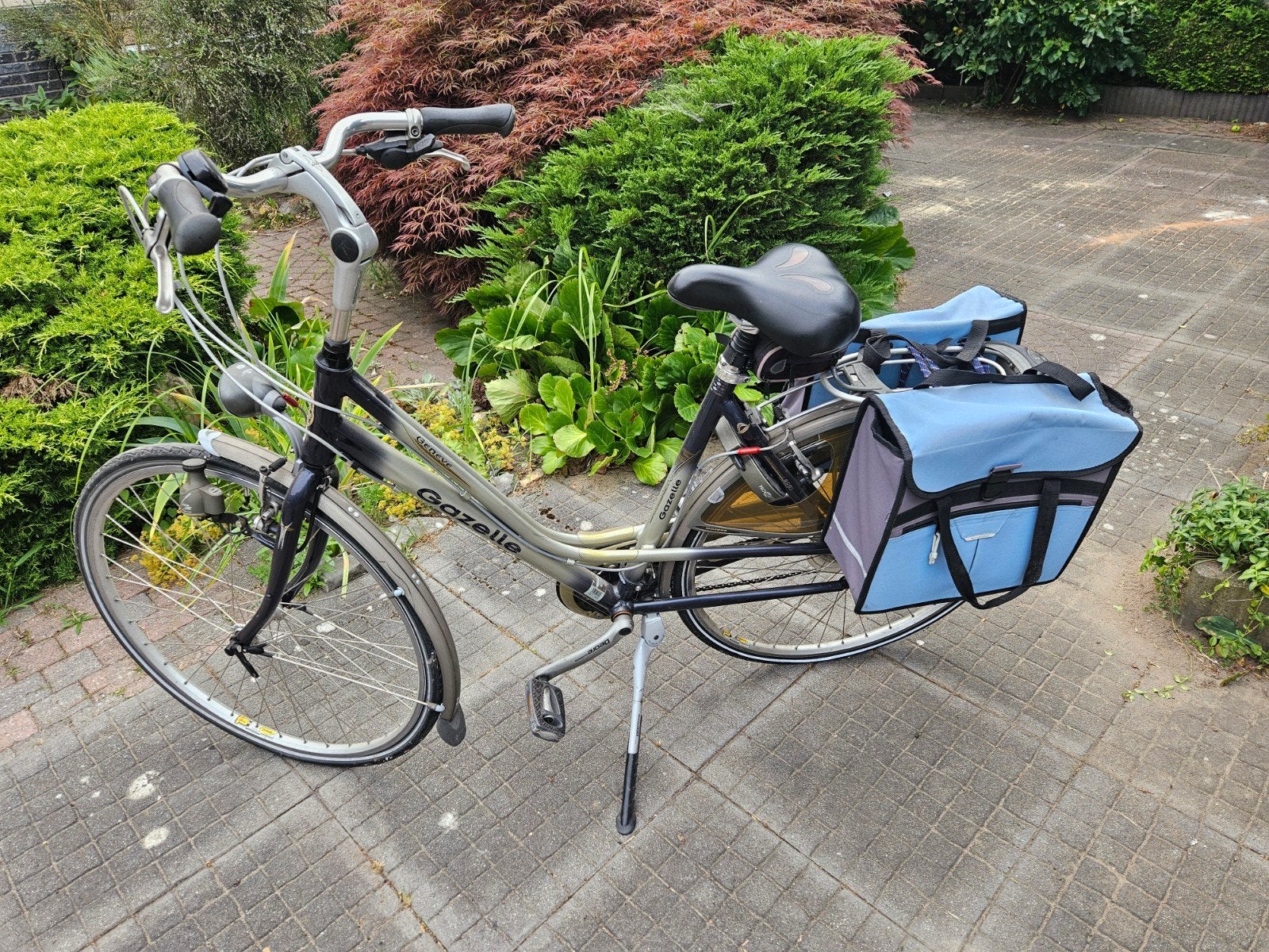 Dames  Gazelle fiets type Genève, Velgrem, Versnellingen, Ophalen of Verzenden, Gazelle