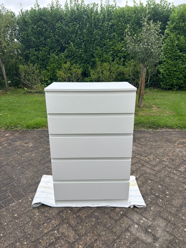 IKEA Kullen ladekast wit, 5 lades, Ophalen, Gebruikt, 5 laden of meer, 50 tot 100 cm