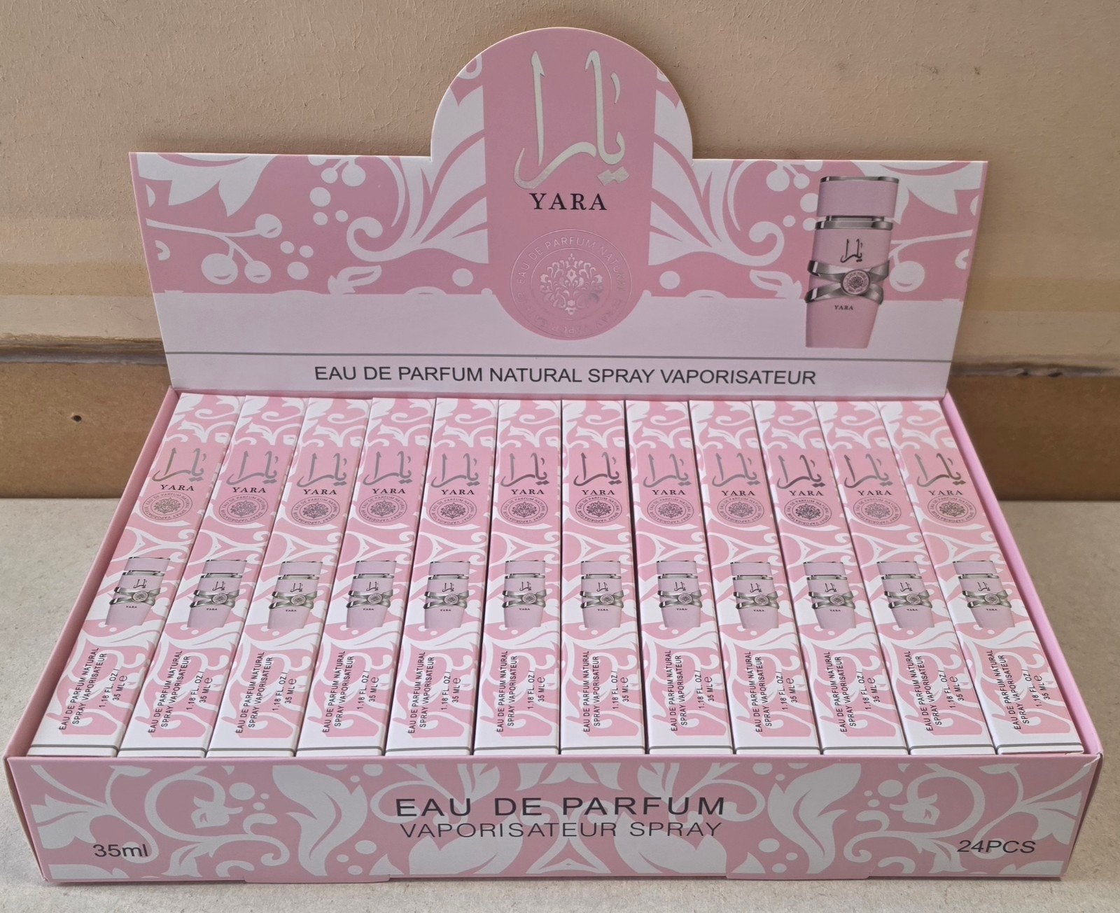 Yara eau de parfum 35ml 24 stuks 36,-, ., Nieuw, Ophalen of Verzenden, .