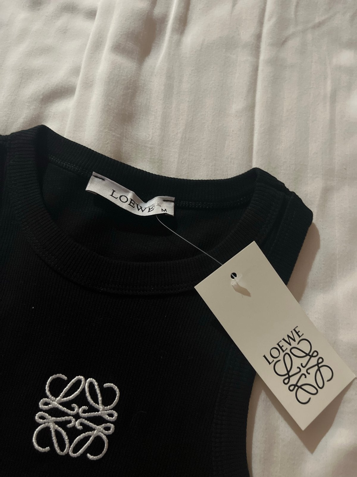 Loewe shirt, Verzenden, Zwart, Nieuw, Maat 36 (S)