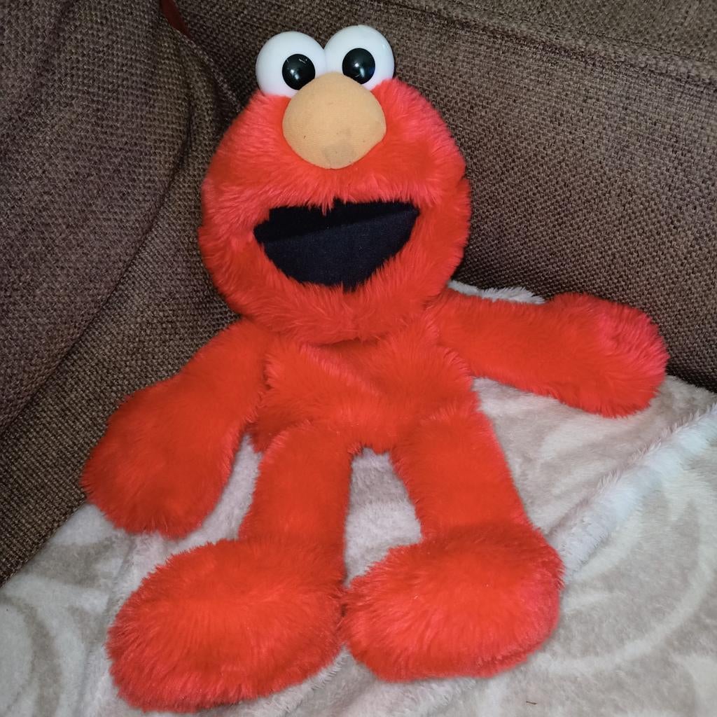 Sesamstraat, handpop, elmo., Overige merken, Overige karakters, Overige typen, Ophalen of Verzenden