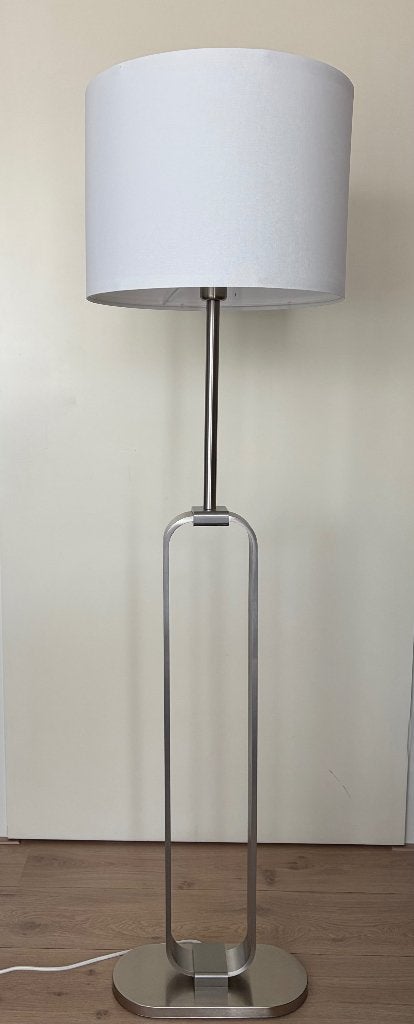 IKEA UPPVIND Staande lamp, Ophalen, E27 (groot), Textiel, Zo goed als nieuw