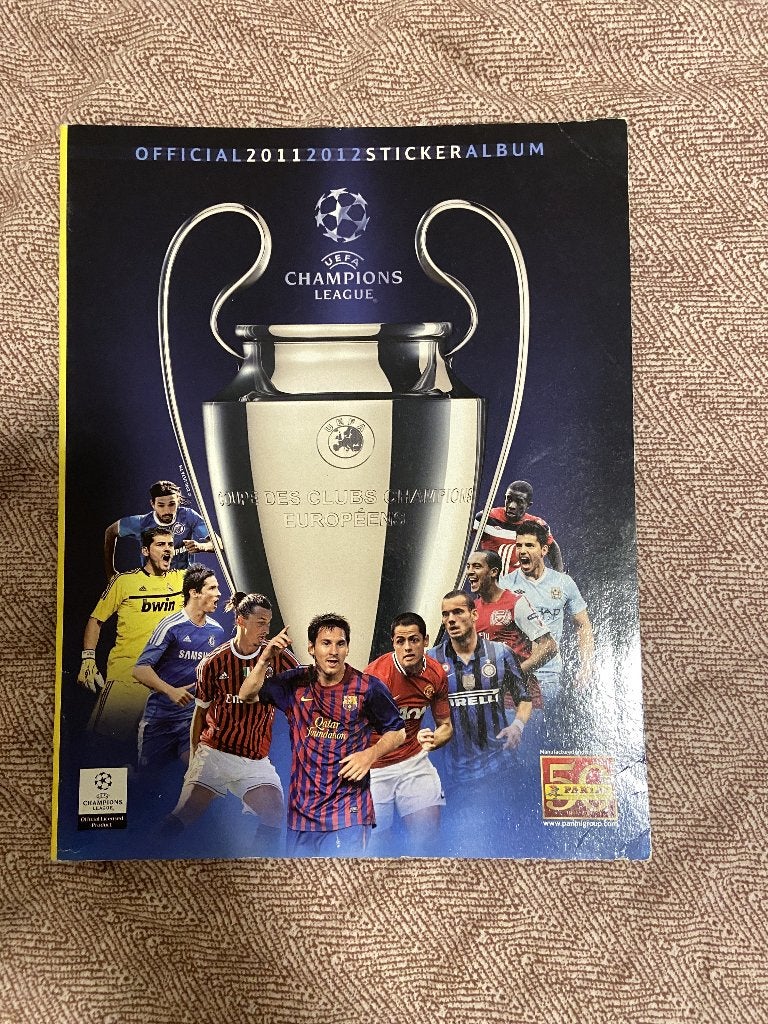 Panini Champions League 2011/2012 album, Ophalen of Verzenden, Gebruikt, Buitenlandse clubs, Poster, Plaatje of Sticker