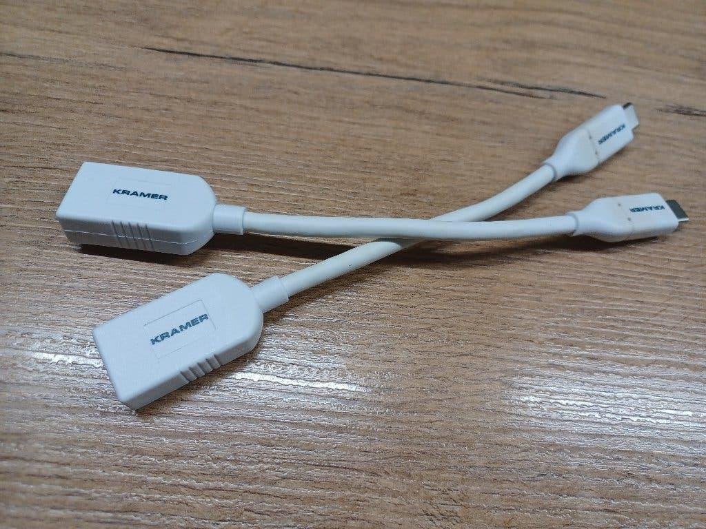 2 Kramer USB-A naar USB-C verloopjes - zgan, Audio, Tv en Foto, Ophalen of Verzenden, Zo goed als nieuw