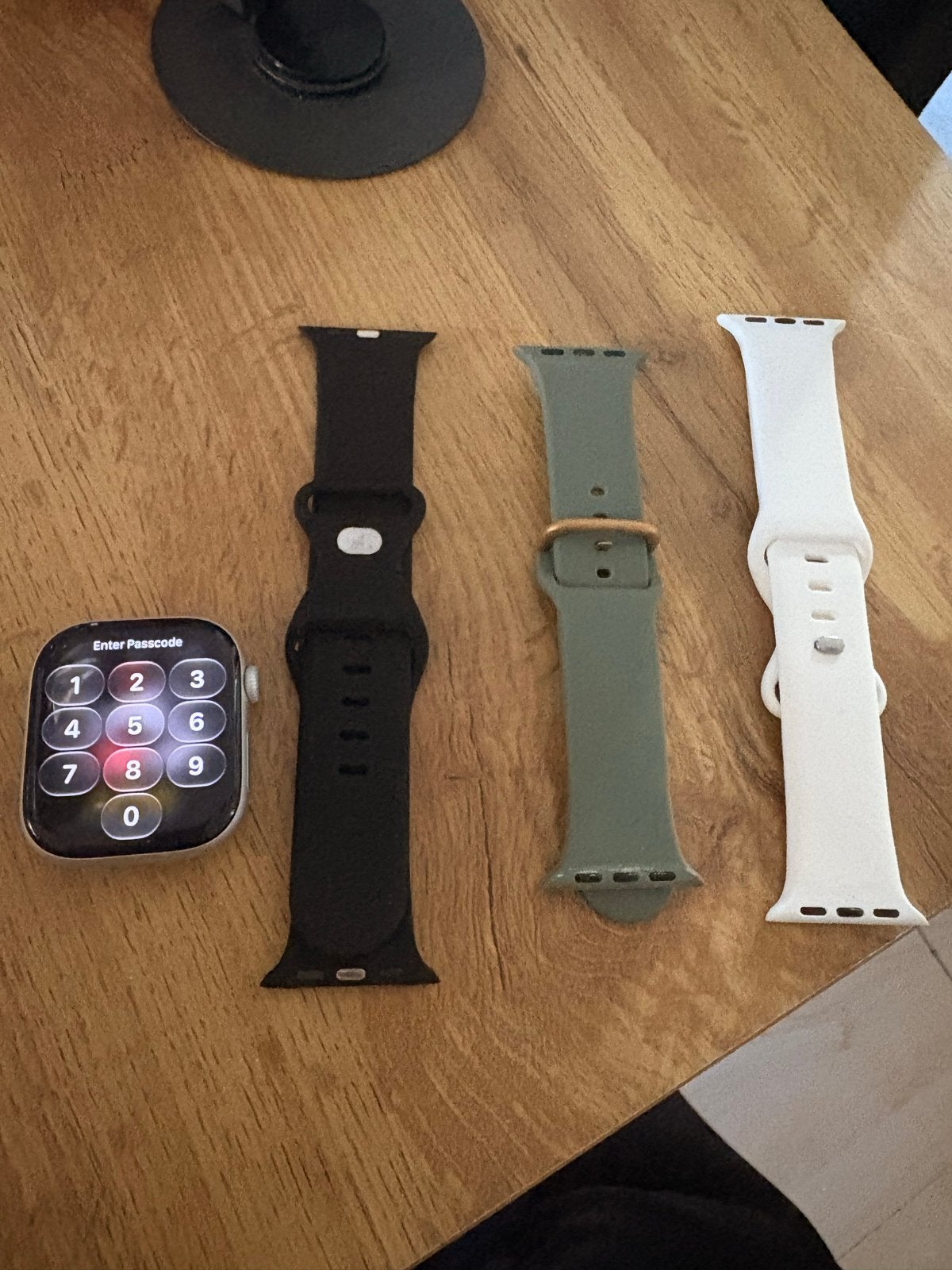 Apple Watch Series 10 GPS met 3 bandjes, Ophalen of Verzenden, Gebruikt, Zilver, IOS