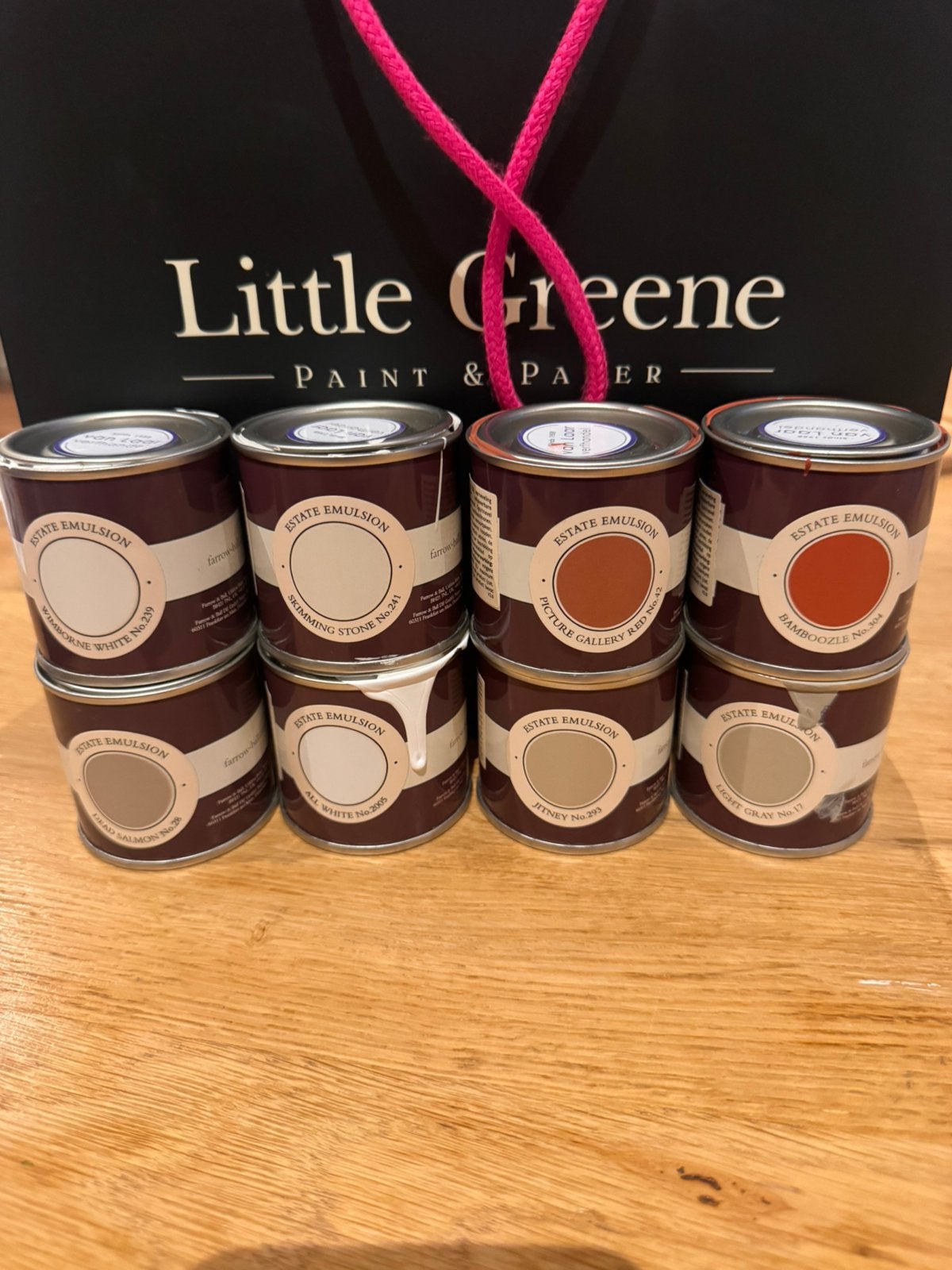 Farrow & Ball testpotjes, Ophalen, Zo goed als nieuw, Wit
