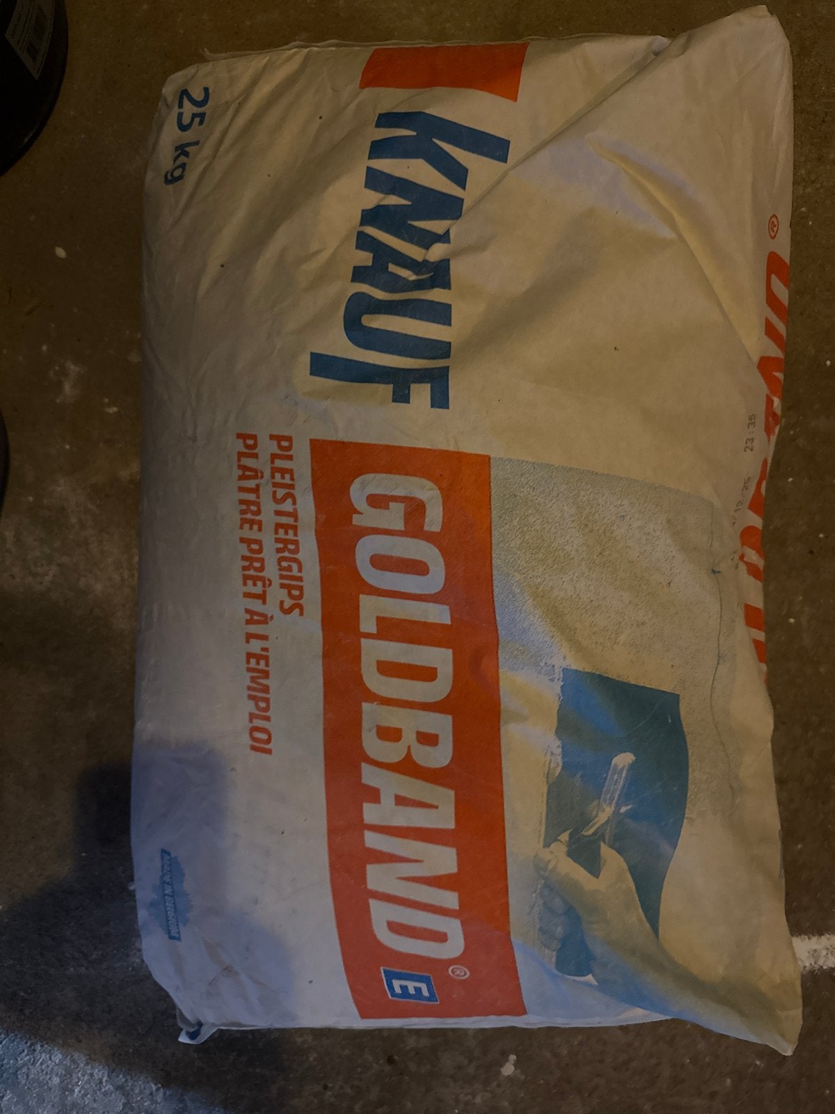 Knauf Goldband Pleistergips 25 kg, Ophalen, Nieuw