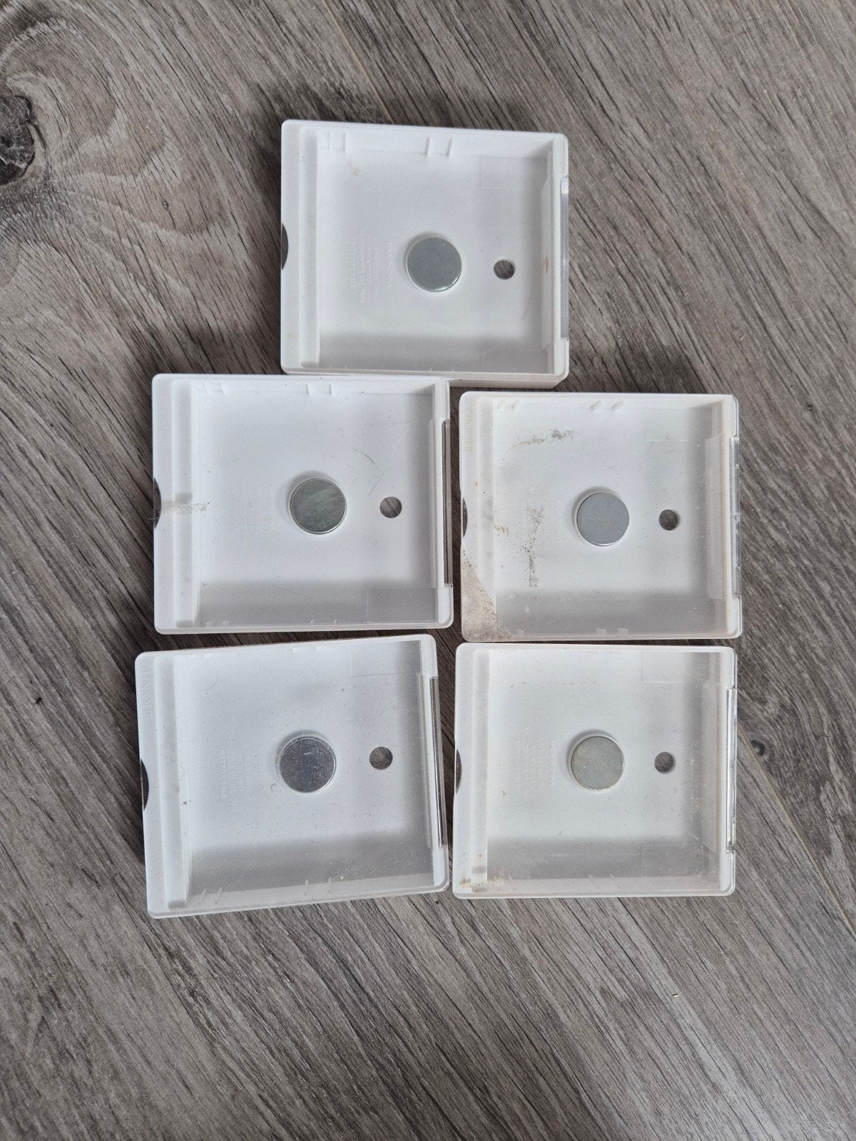 Clinique lege make-up doosjes (5 stuks), Gebruikt, Gehele gezicht, Wit, Ophalen of Verzenden
