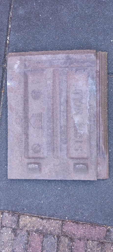 Dakpannen Stonewold RBB, Doe-het-zelf en Verbouw, Ophalen, Gebruikt, Steen of Klei, Minder dan 5 m²