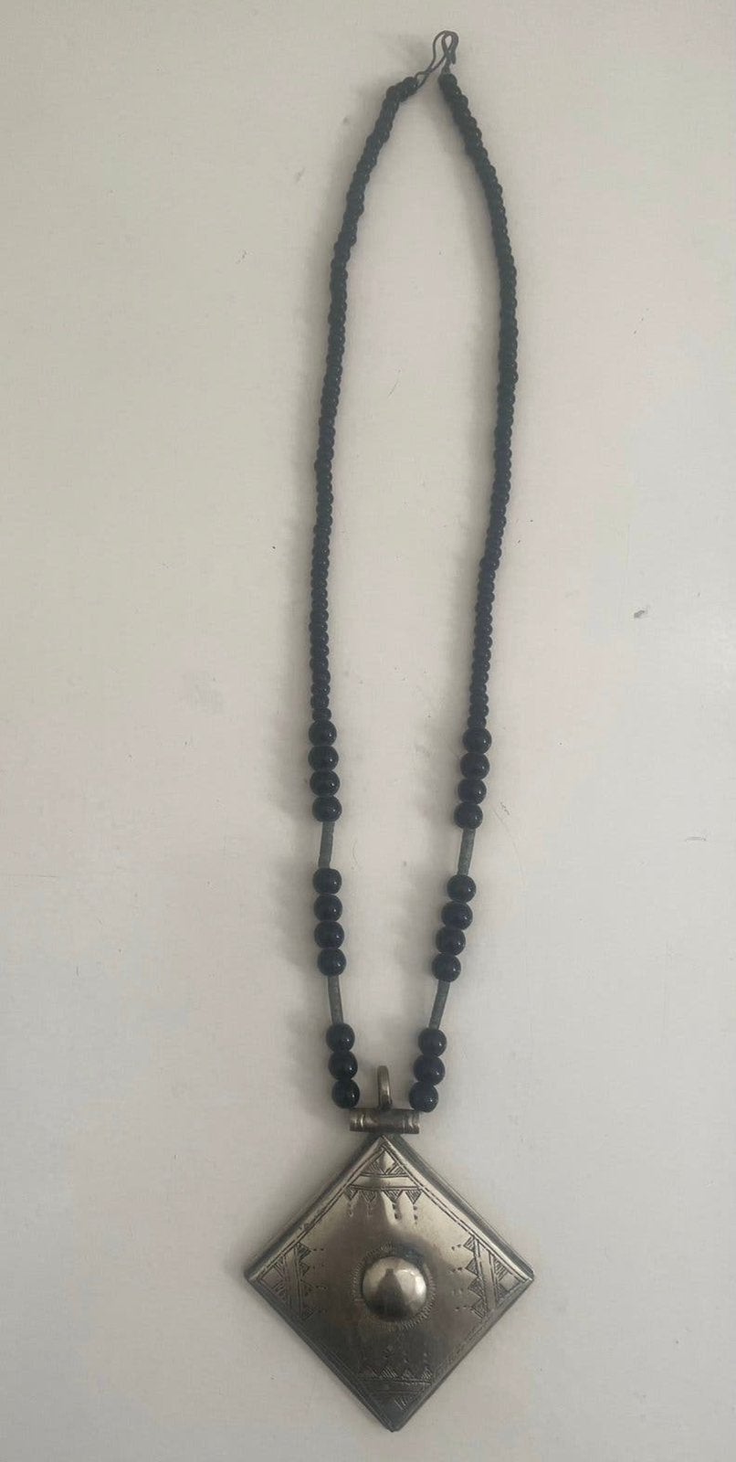 Touareg amulet, Sieraden, Tassen en Uiterlijk, Ophalen of Verzenden, Gebruikt, Zilver, Zilver