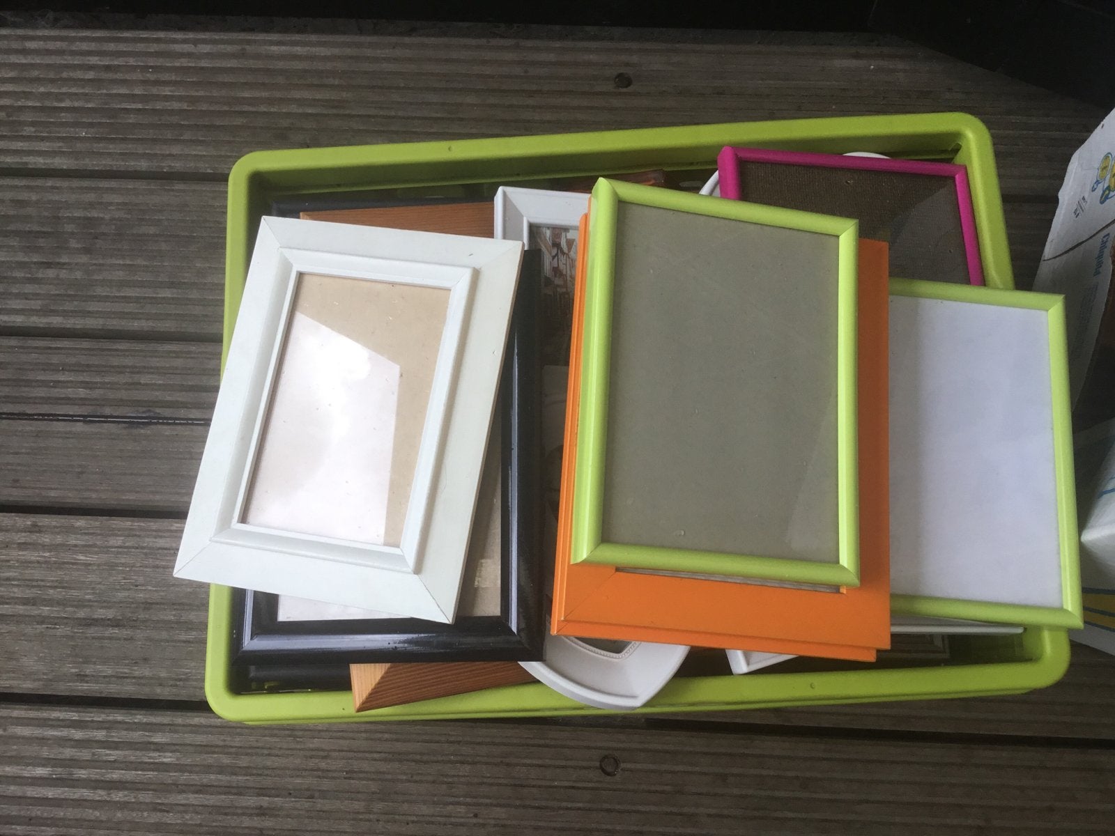 Diverse fotolijstjes en wissellijsten - Verschillende maten, Huis en Inrichting, Gebruikt, Ophalen of Verzenden, Fotolijst, Wit