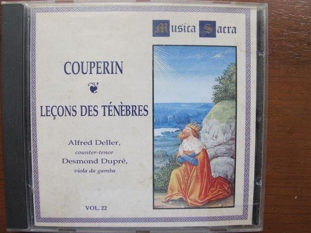 Cd: Francois Couperin, Lecons des Tenebres, Alfred Deller, Ophalen of Verzenden, Classicisme, Zo goed als nieuw, Kamermuziek