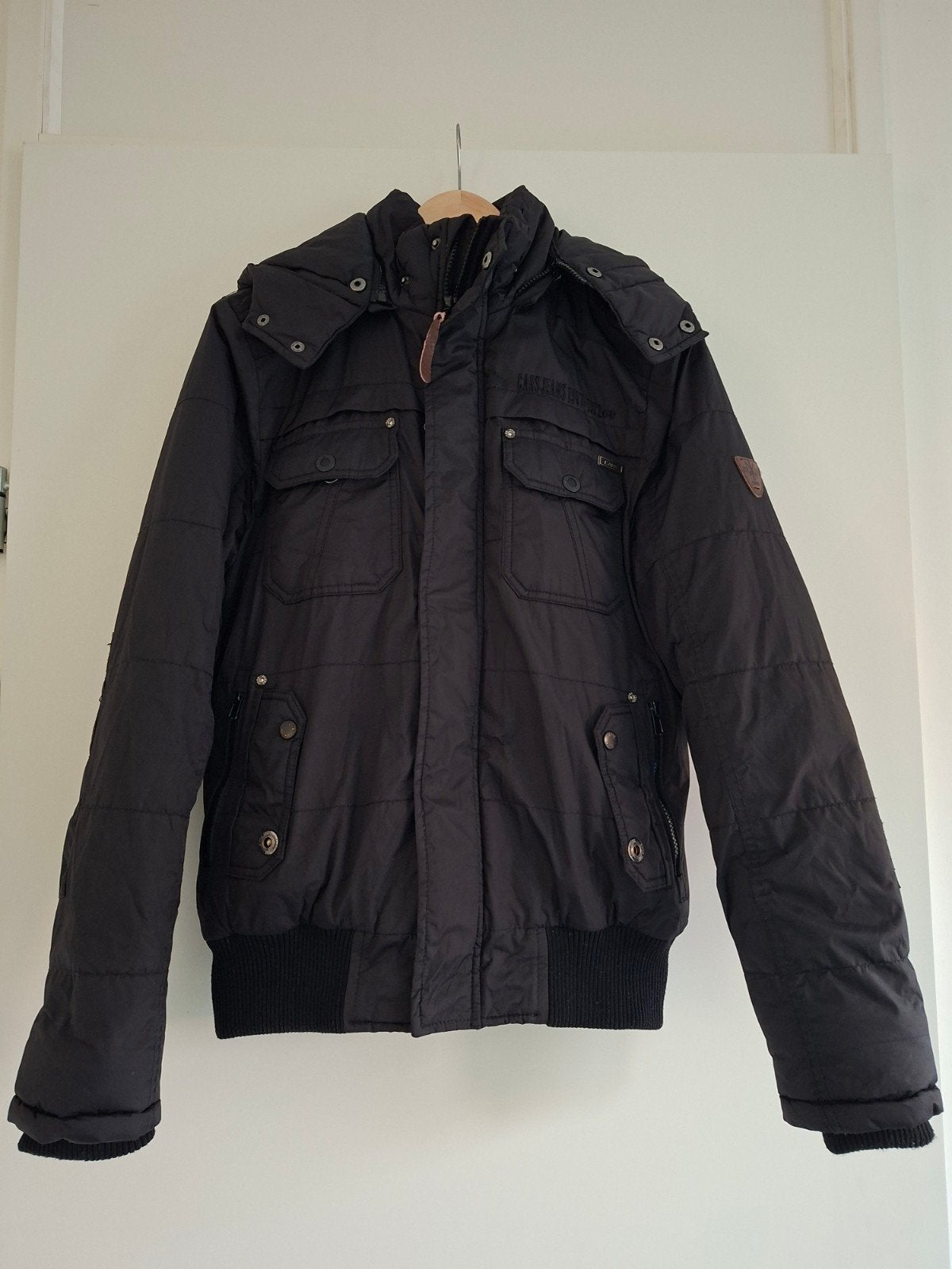 Cars Jeans winterjas maat S 15/16 jaar, Cars Jeans, Zwart, Ophalen of Verzenden, Gedragen