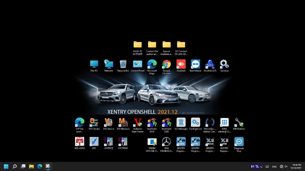 Mercedes-Benz Xentry OpenShell XDOS 06.2021, Auto diversen, Verzenden
