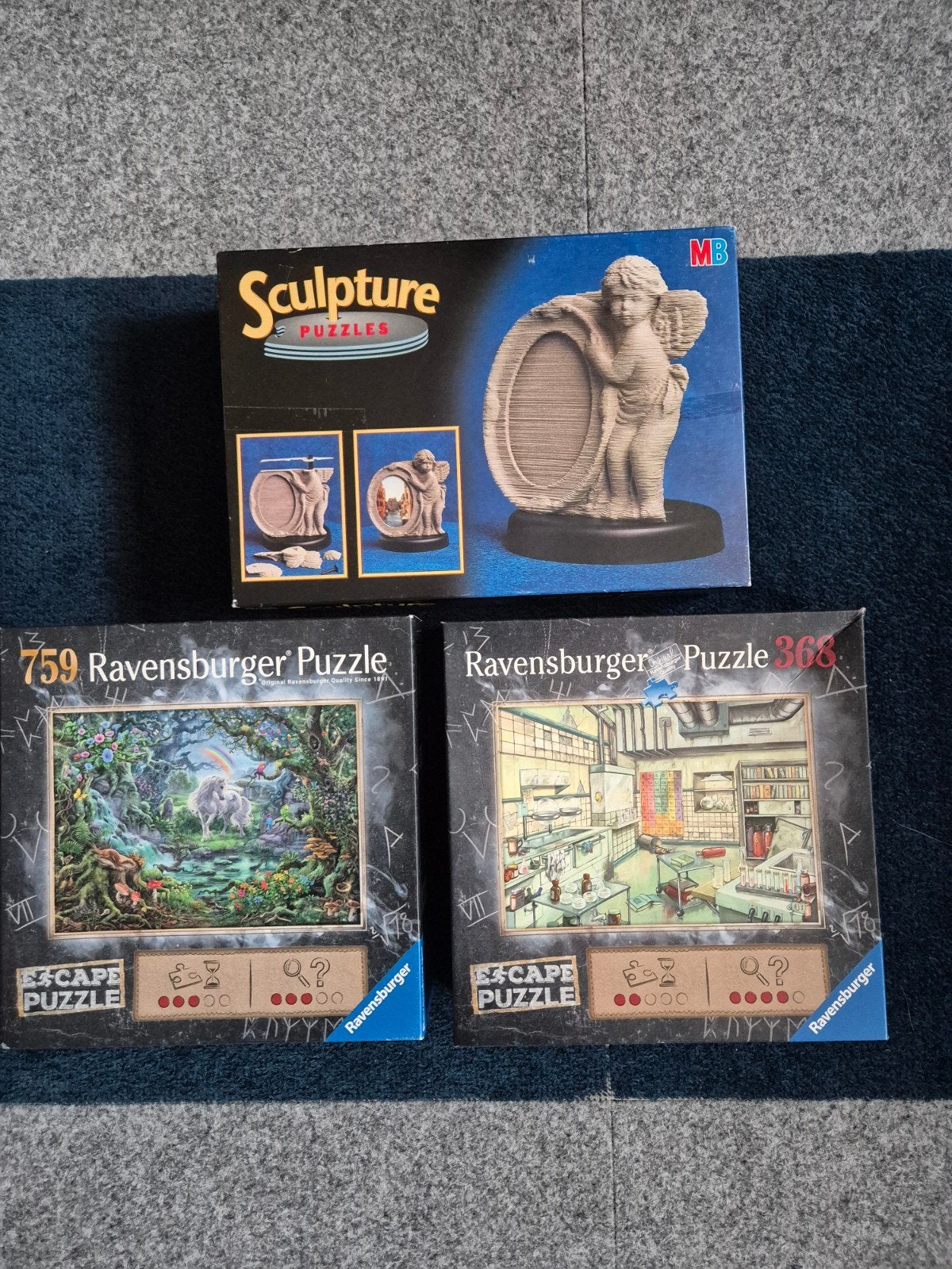 escape en sculpture puzzels, Ophalen of Verzenden, 500 t/m 1500 stukjes, Zo goed als nieuw