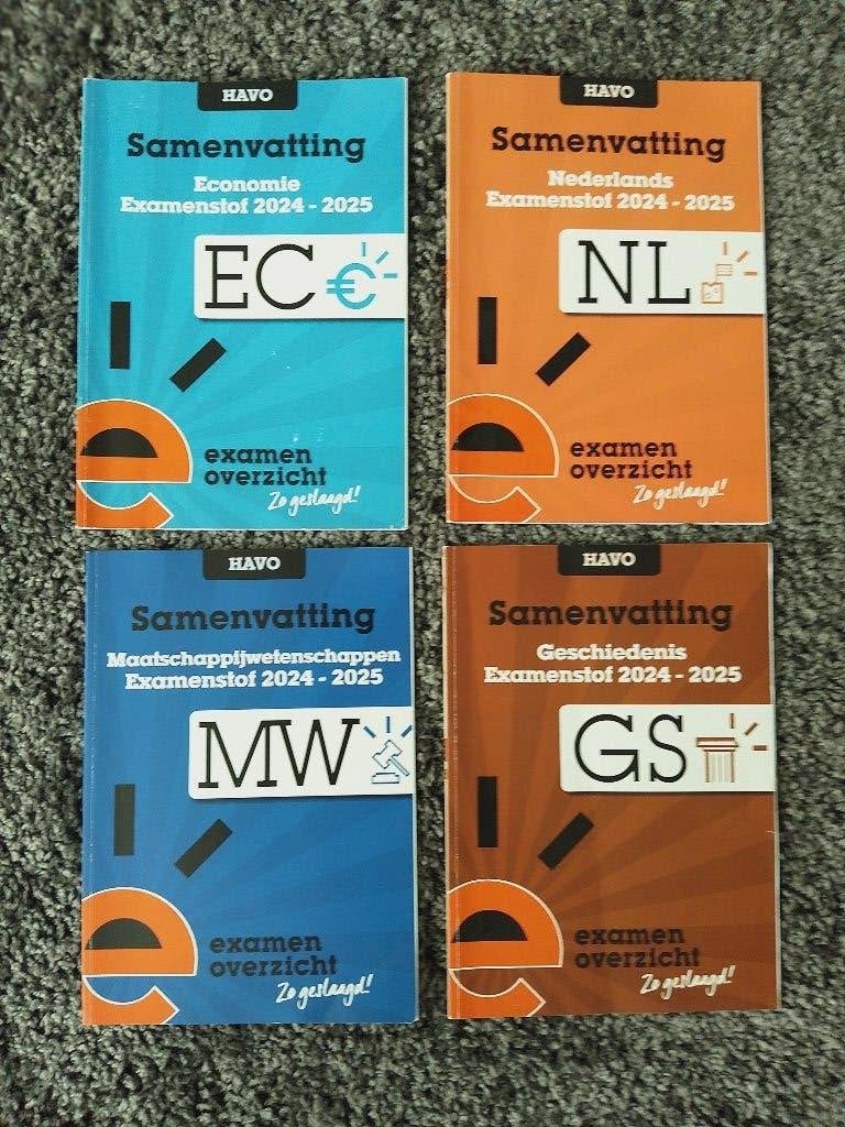 havo examen  overzicht, Ophalen, Gelezen, HAVO, Diverse auteurs