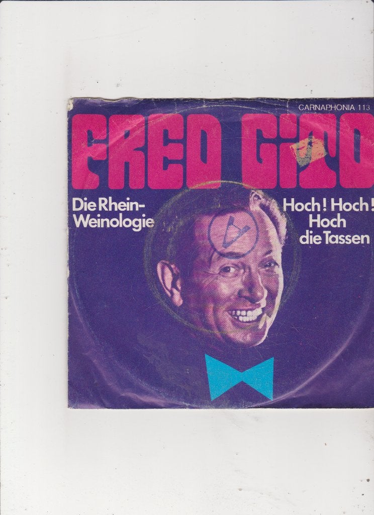 Single Fred Gito - Rheinweinologie, Ophalen of Verzenden, Gebruikt, 7 inch, Pop