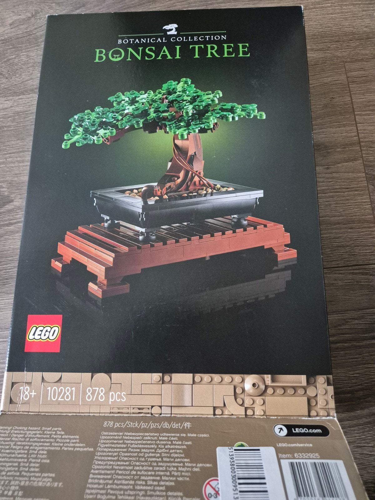 LEGO Botanical Collection Bonsai Boom 10281 met boekje, Ophalen of Verzenden, Zo goed als nieuw